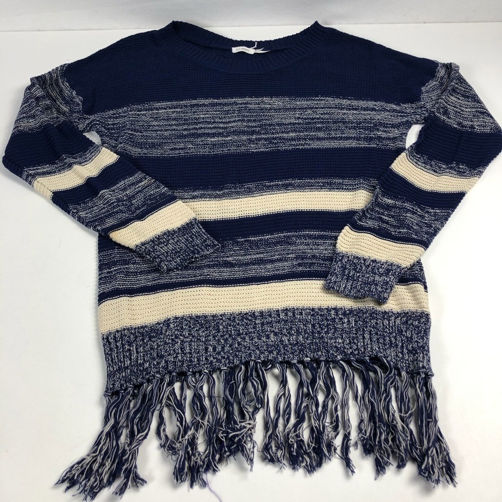 Blu Pepper Anthropologie Women's‎ Knit Pullover Sweater Size Large